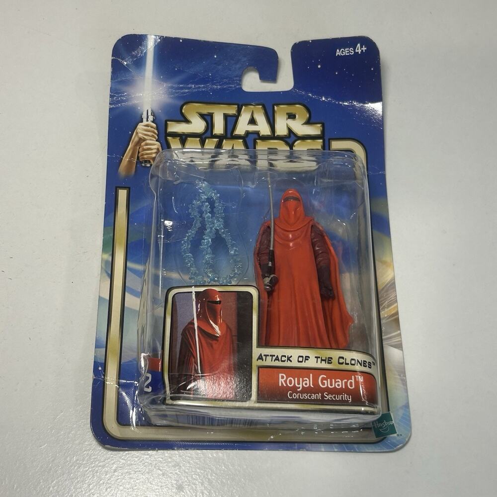 Vintage 2002 Star Wars ROYAL GUARD Attack Of The Clones Action Figure NEW In Box